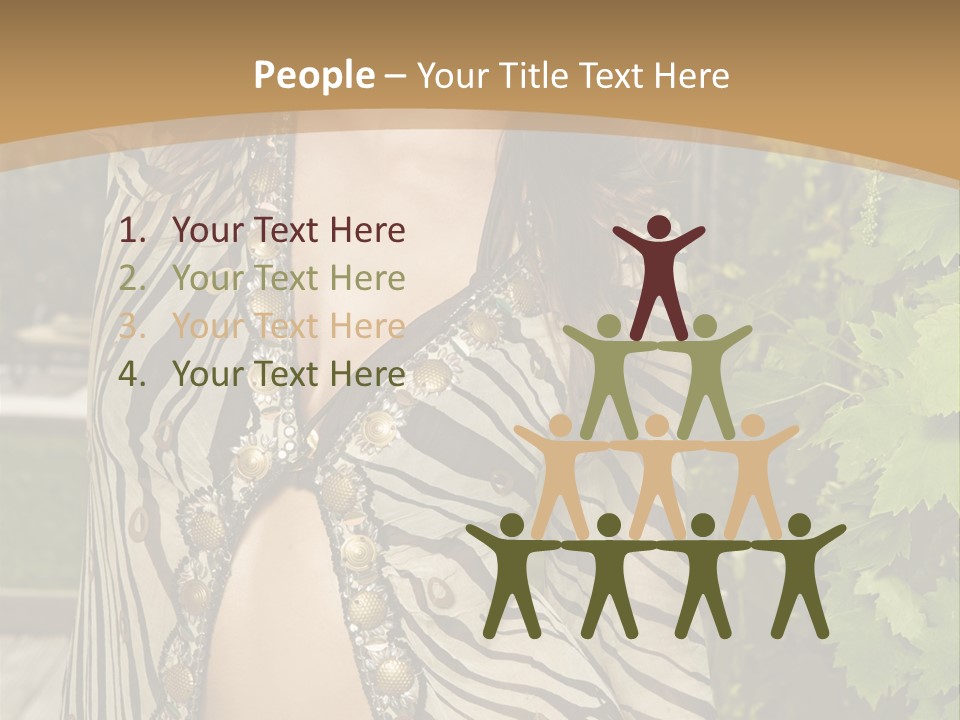 Lifestyle Person Attractive PowerPoint Template