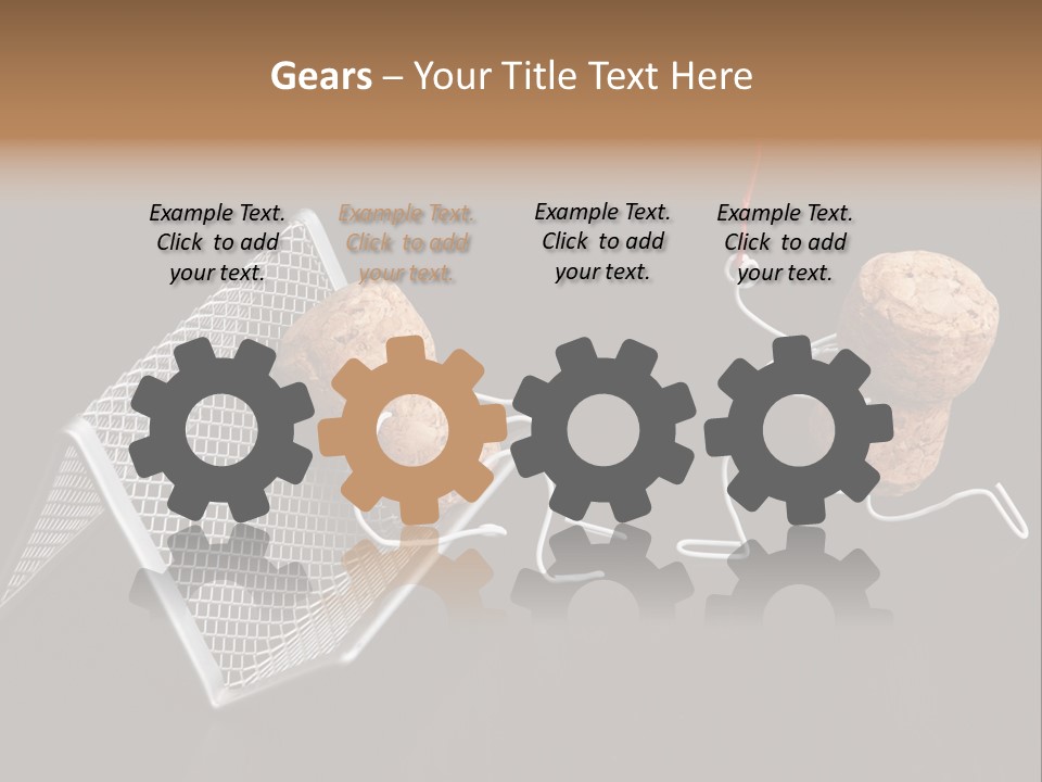 Gift Flower Still Life PowerPoint Template