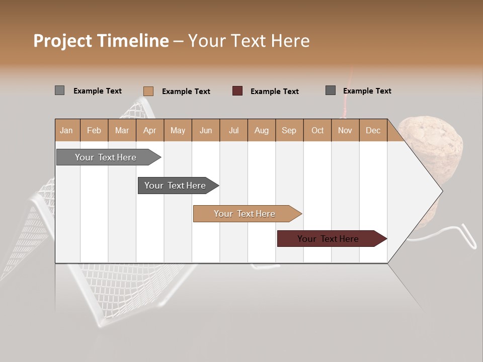 Gift Flower Still Life PowerPoint Template