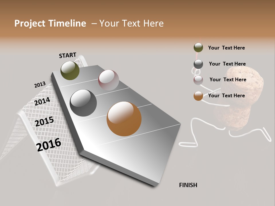 Gift Flower Still Life PowerPoint Template