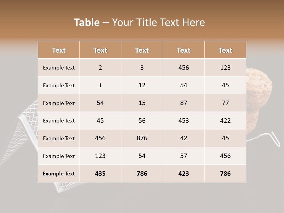 Gift Flower Still Life PowerPoint Template