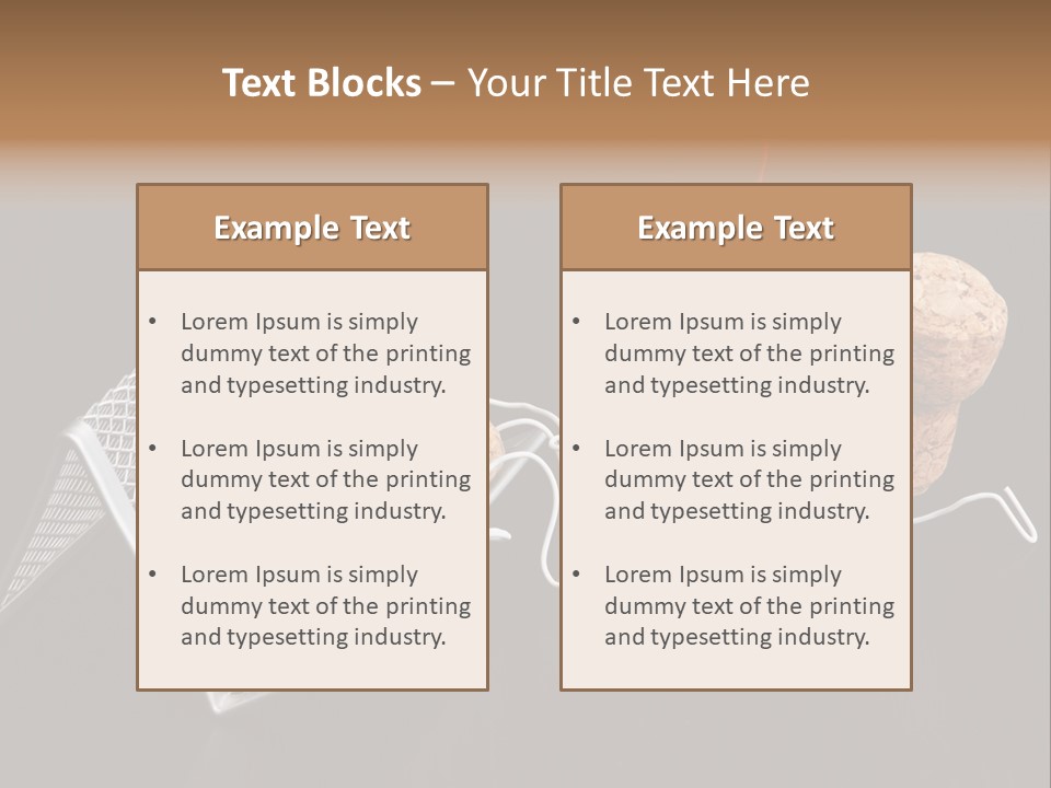 Gift Flower Still Life PowerPoint Template