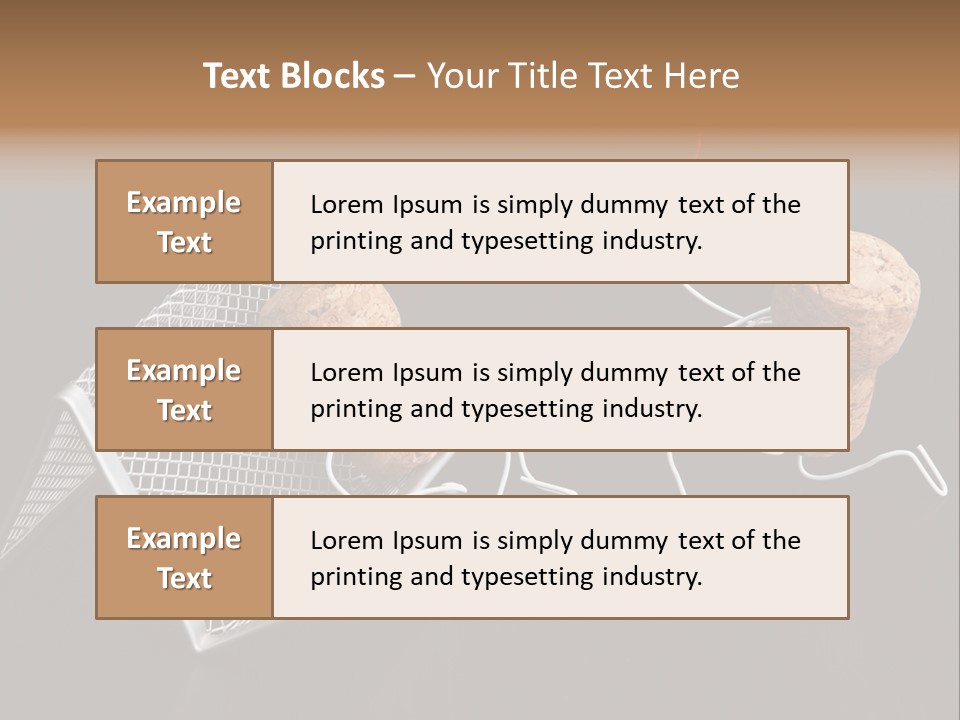 Gift Flower Still Life PowerPoint Template