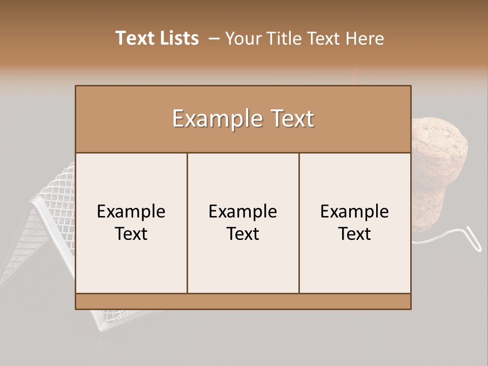 Gift Flower Still Life PowerPoint Template