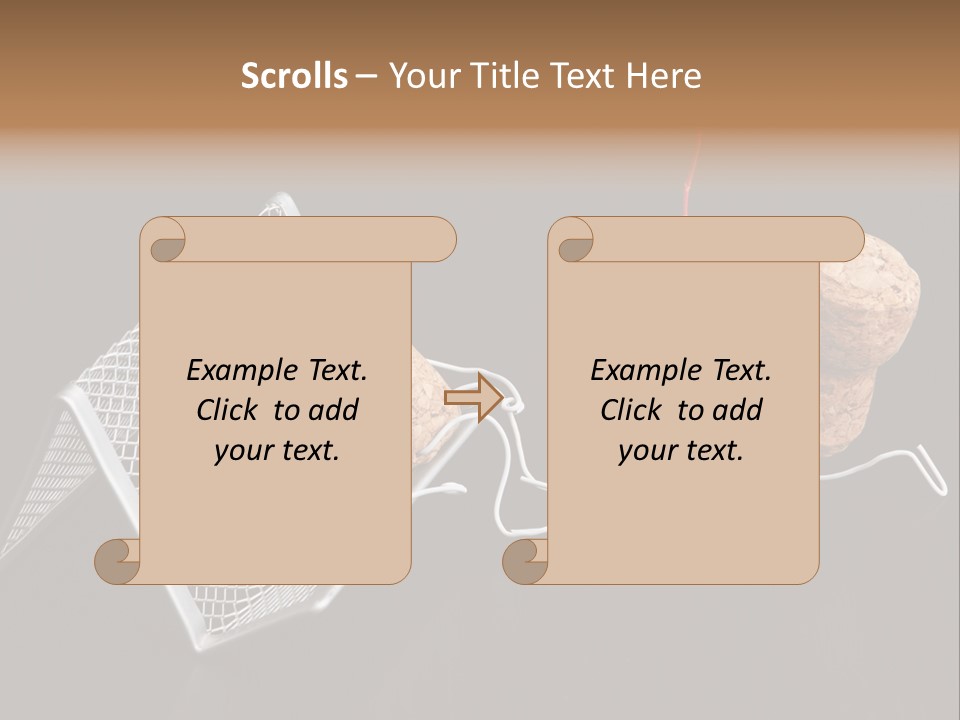 Gift Flower Still Life PowerPoint Template