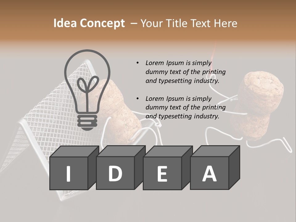 Gift Flower Still Life PowerPoint Template