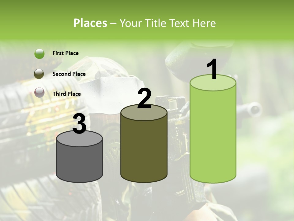 Military Aiming Fight PowerPoint Template