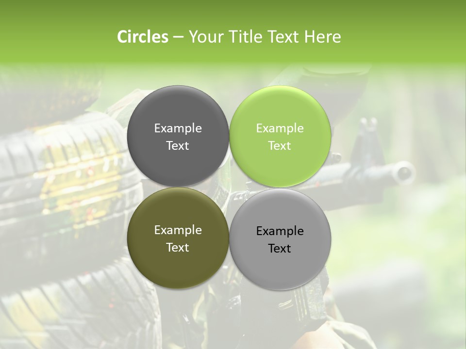 Military Aiming Fight PowerPoint Template