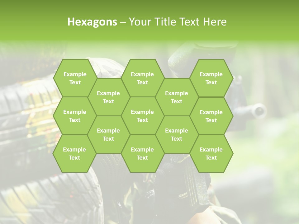 Military Aiming Fight PowerPoint Template