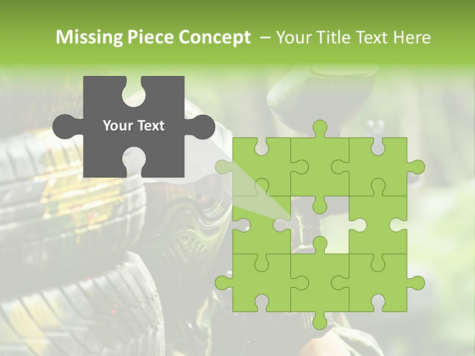 Military Aiming Fight PowerPoint Template