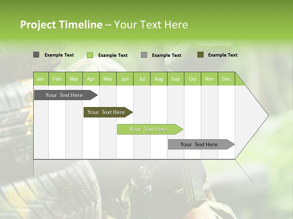 Military Aiming Fight PowerPoint Template