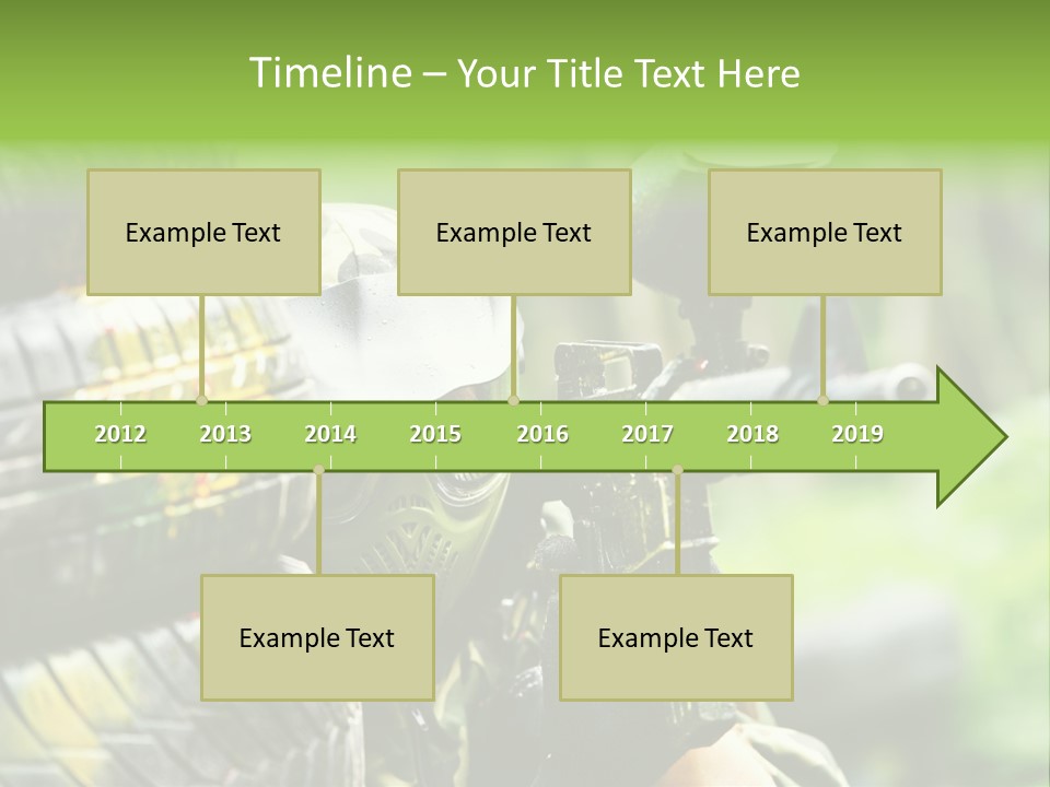 Military Aiming Fight PowerPoint Template