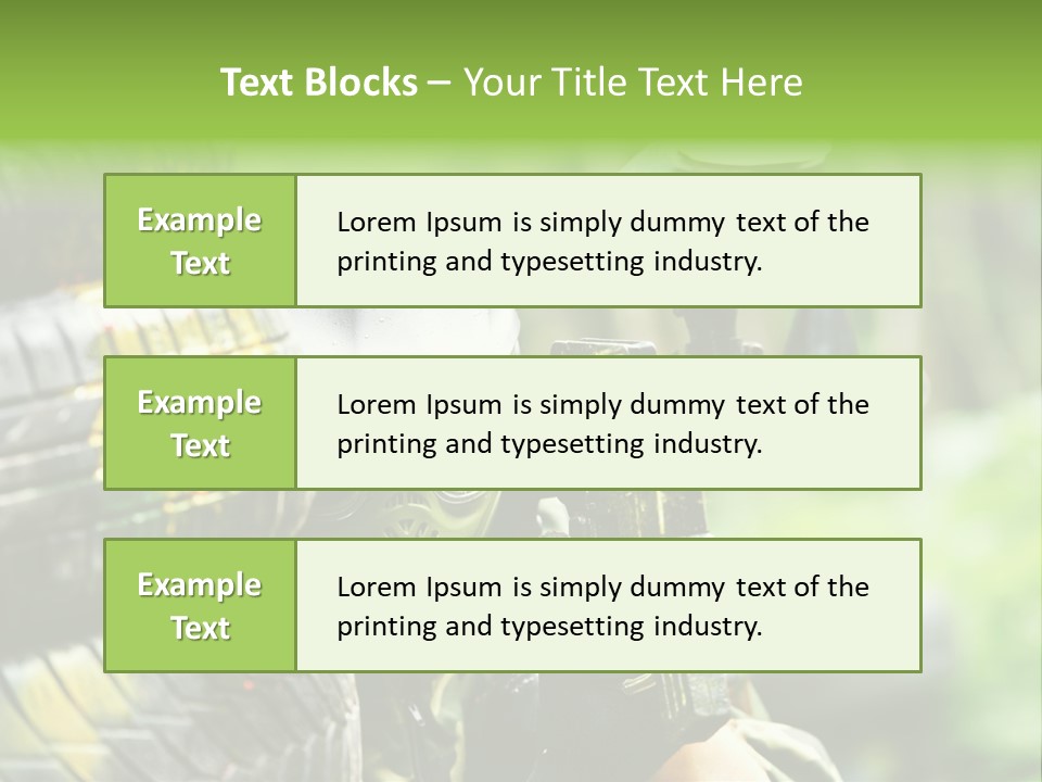 Military Aiming Fight PowerPoint Template