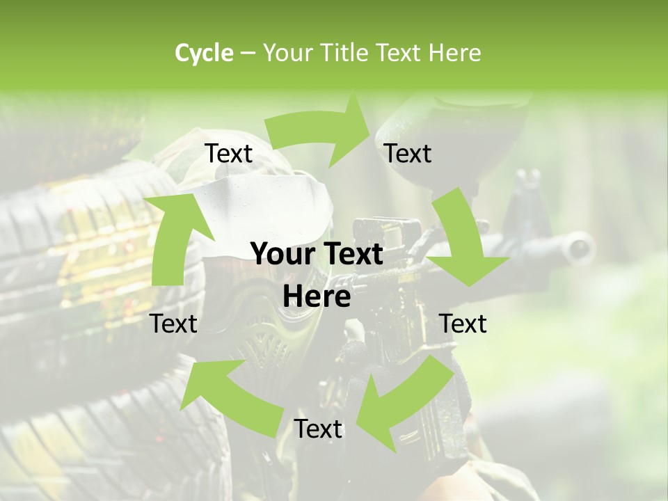 Military Aiming Fight PowerPoint Template