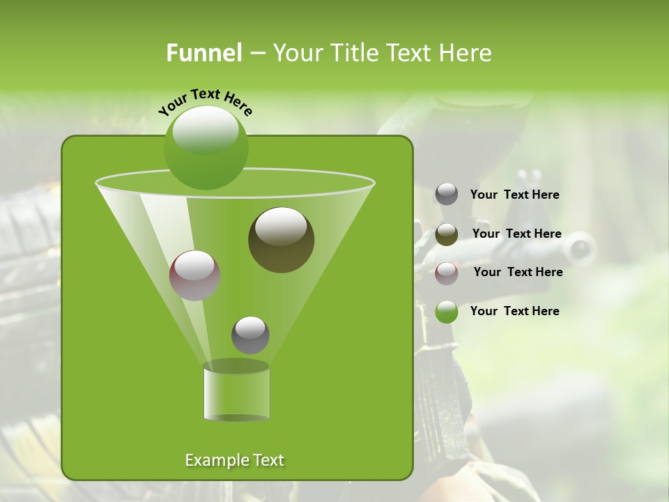 Military Aiming Fight PowerPoint Template