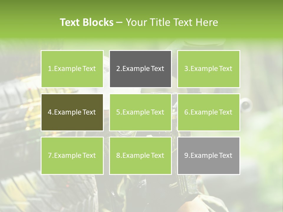 Military Aiming Fight PowerPoint Template