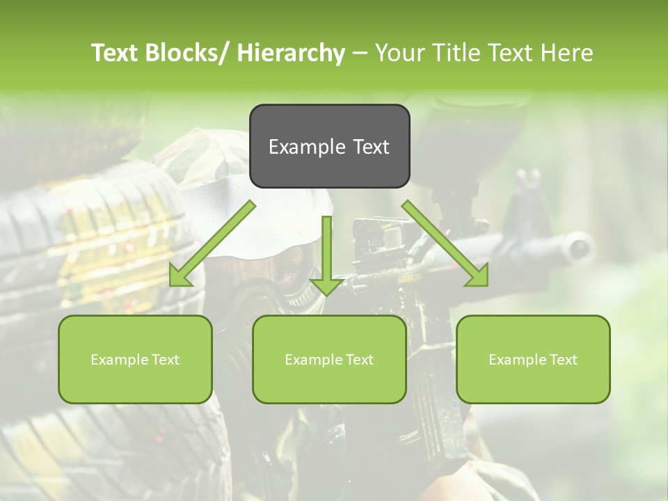 Military Aiming Fight PowerPoint Template