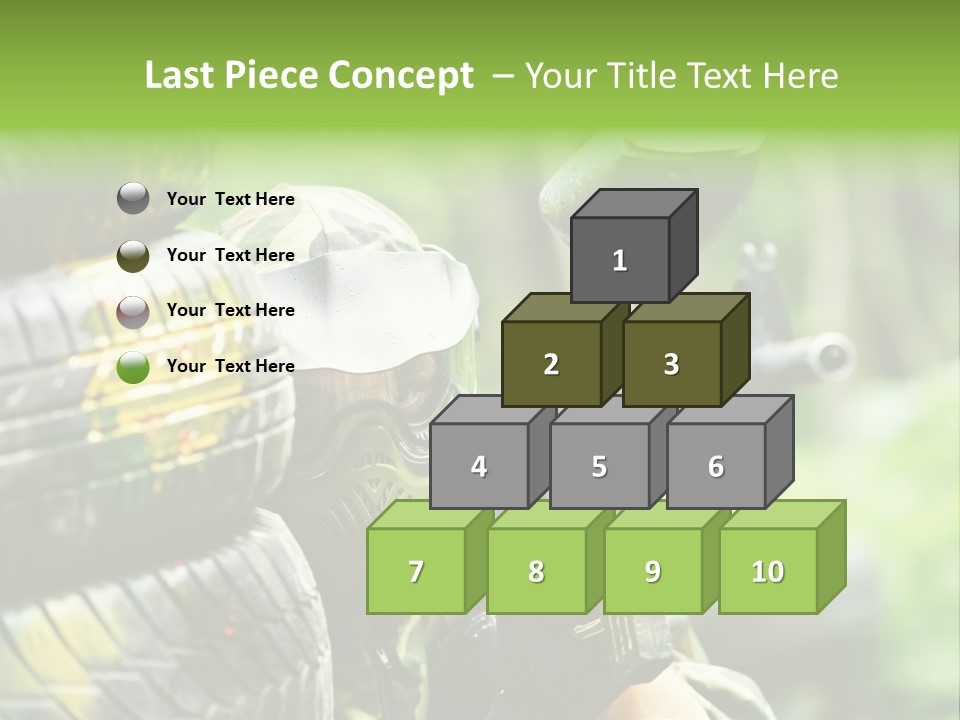 Military Aiming Fight PowerPoint Template