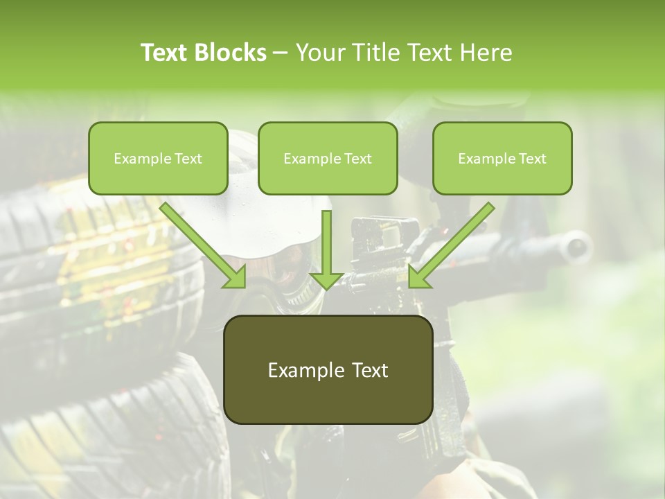 Military Aiming Fight PowerPoint Template