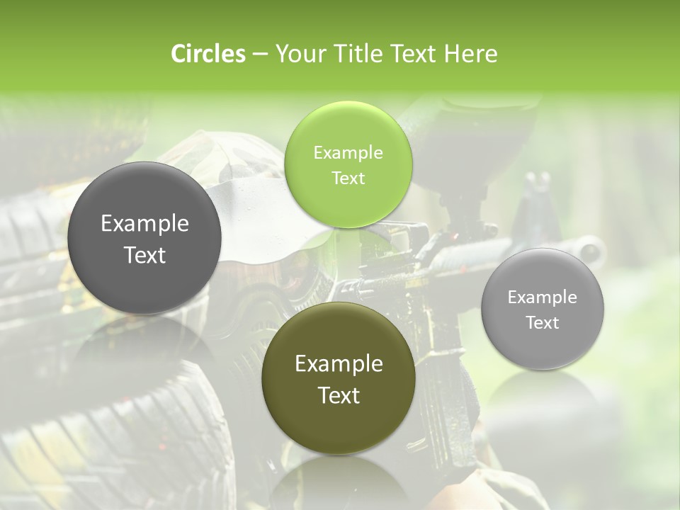 Military Aiming Fight PowerPoint Template