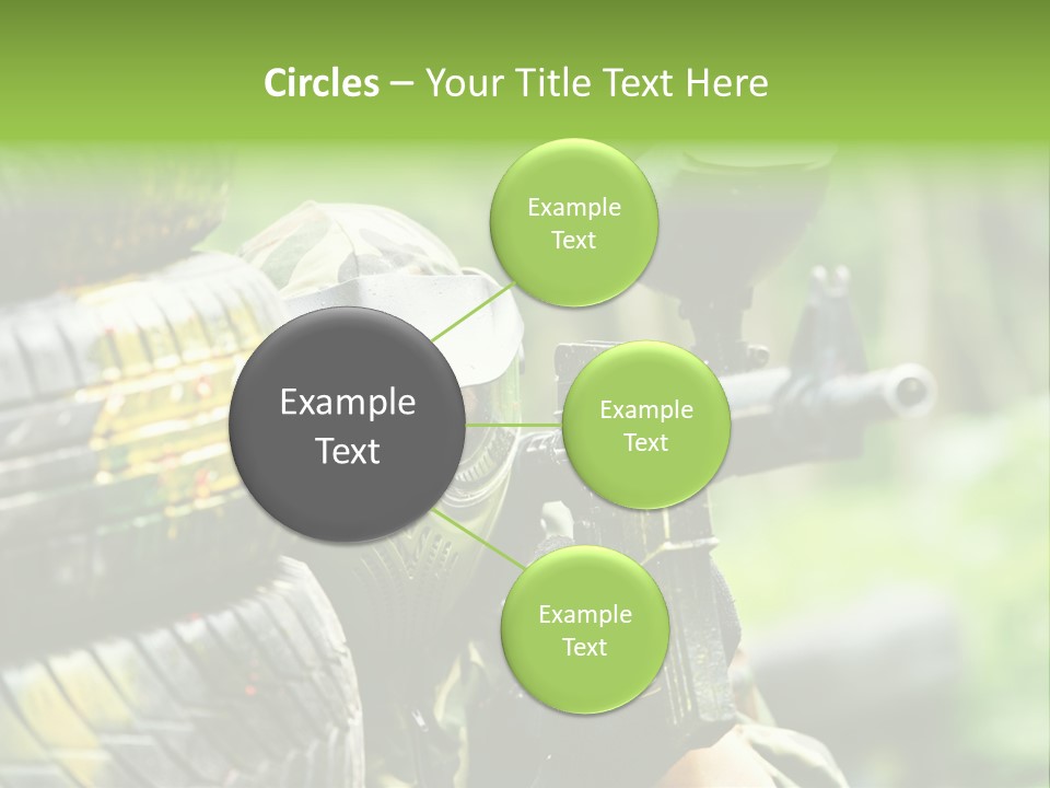 Military Aiming Fight PowerPoint Template