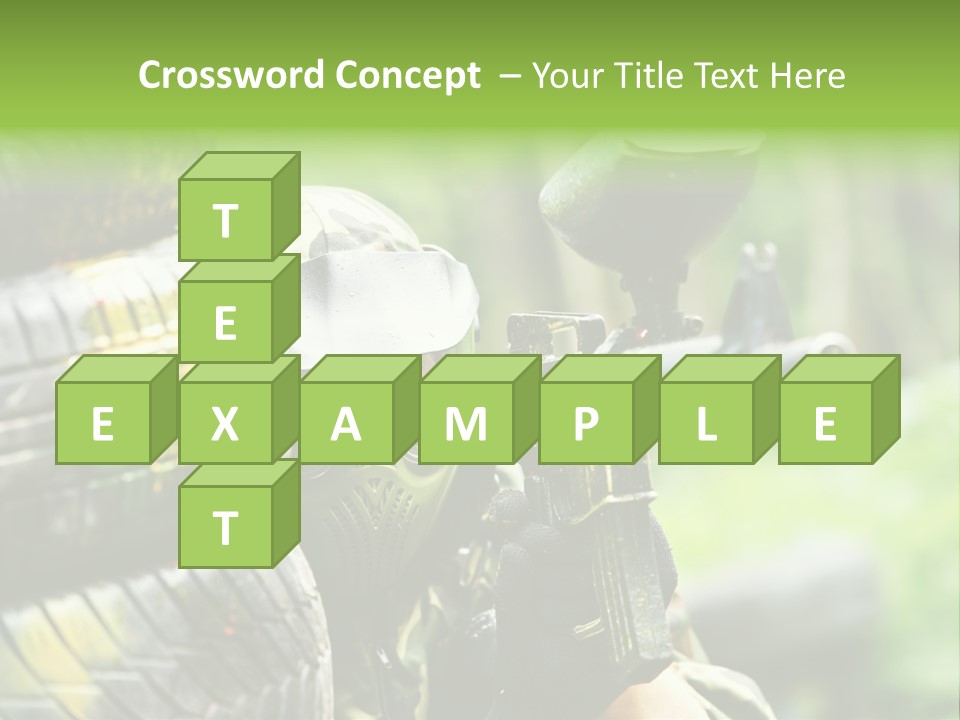 Military Aiming Fight PowerPoint Template