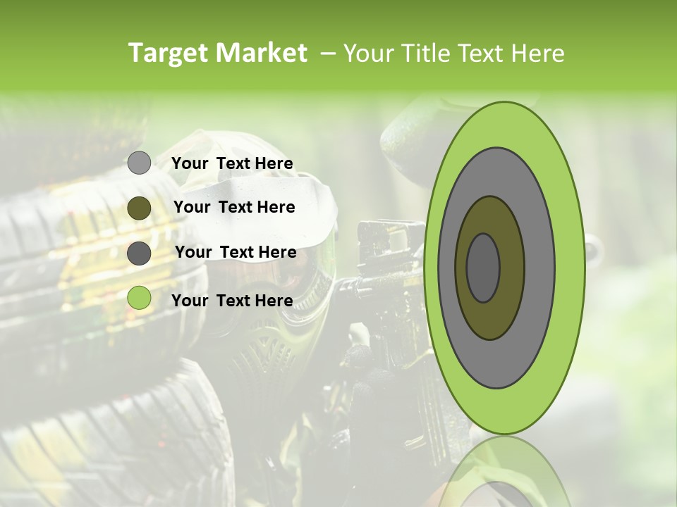 Military Aiming Fight PowerPoint Template