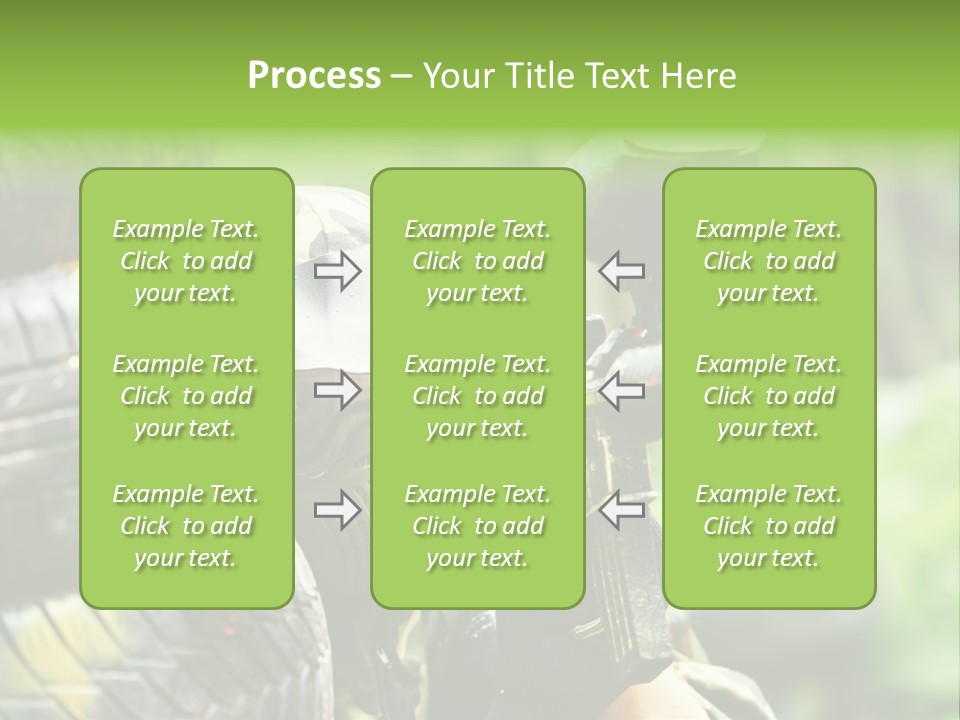 Military Aiming Fight PowerPoint Template