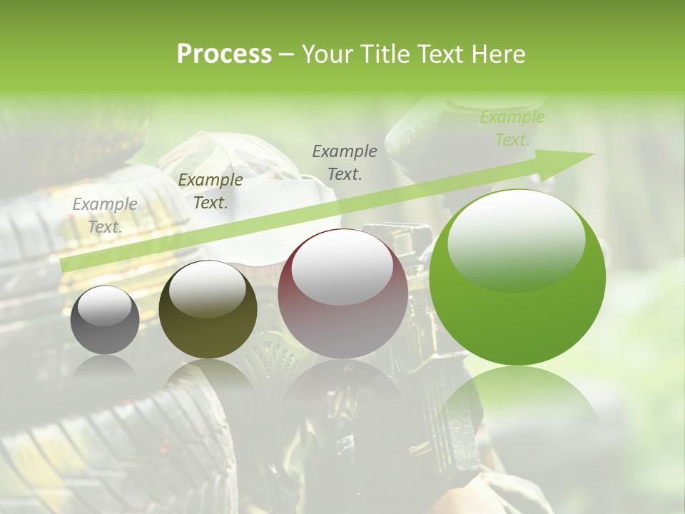 Military Aiming Fight PowerPoint Template