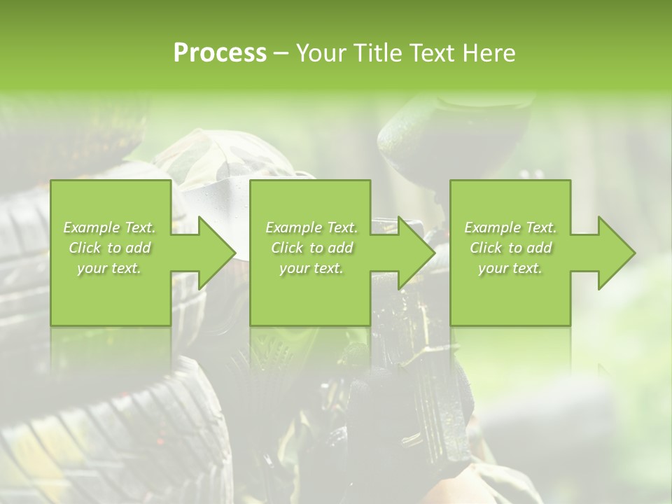 Military Aiming Fight PowerPoint Template