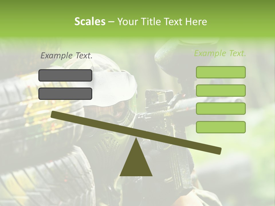 Military Aiming Fight PowerPoint Template