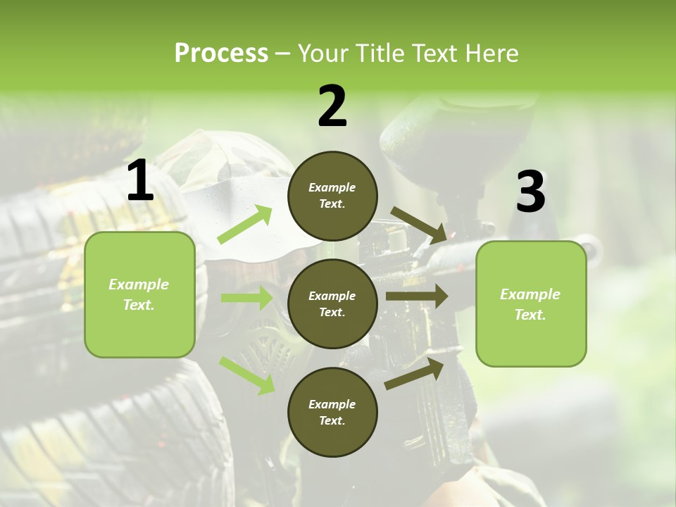 Military Aiming Fight PowerPoint Template