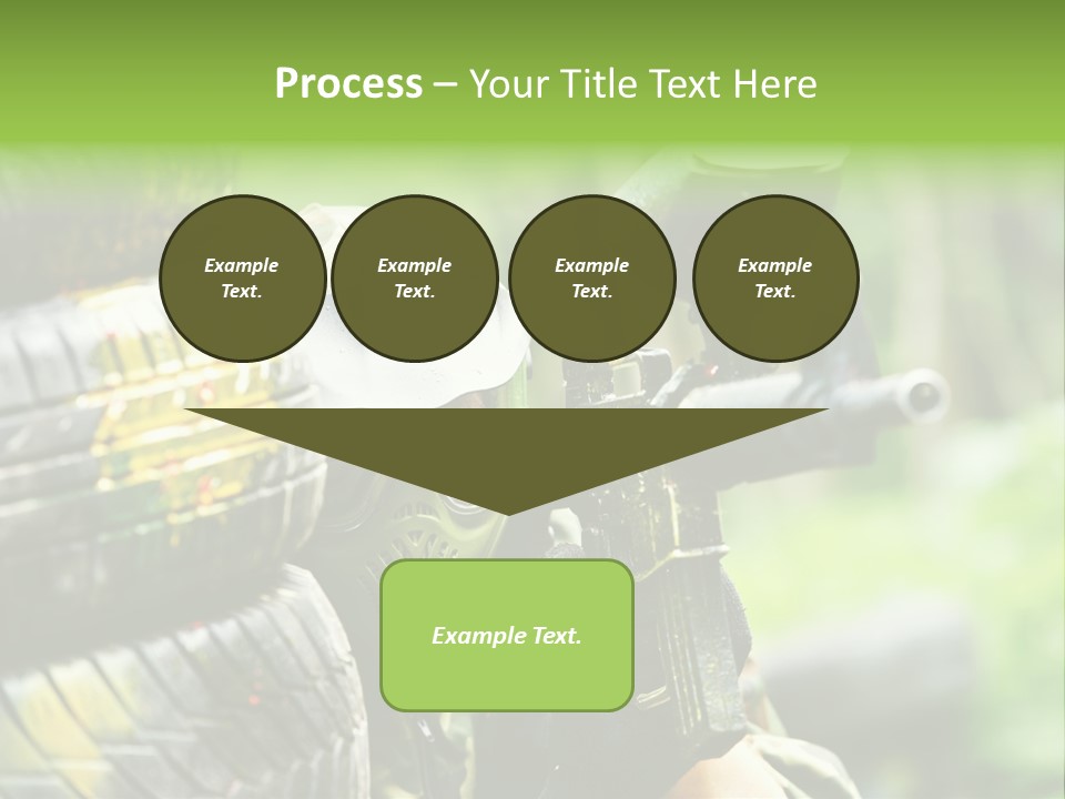 Military Aiming Fight PowerPoint Template