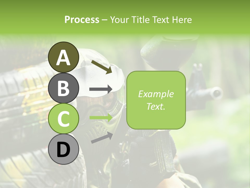 Military Aiming Fight PowerPoint Template