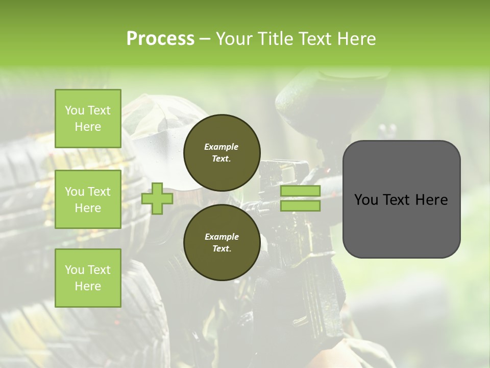 Military Aiming Fight PowerPoint Template