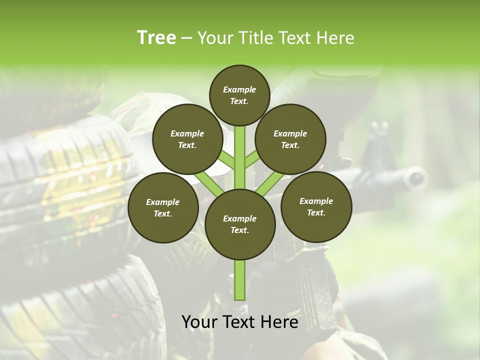 Military Aiming Fight PowerPoint Template