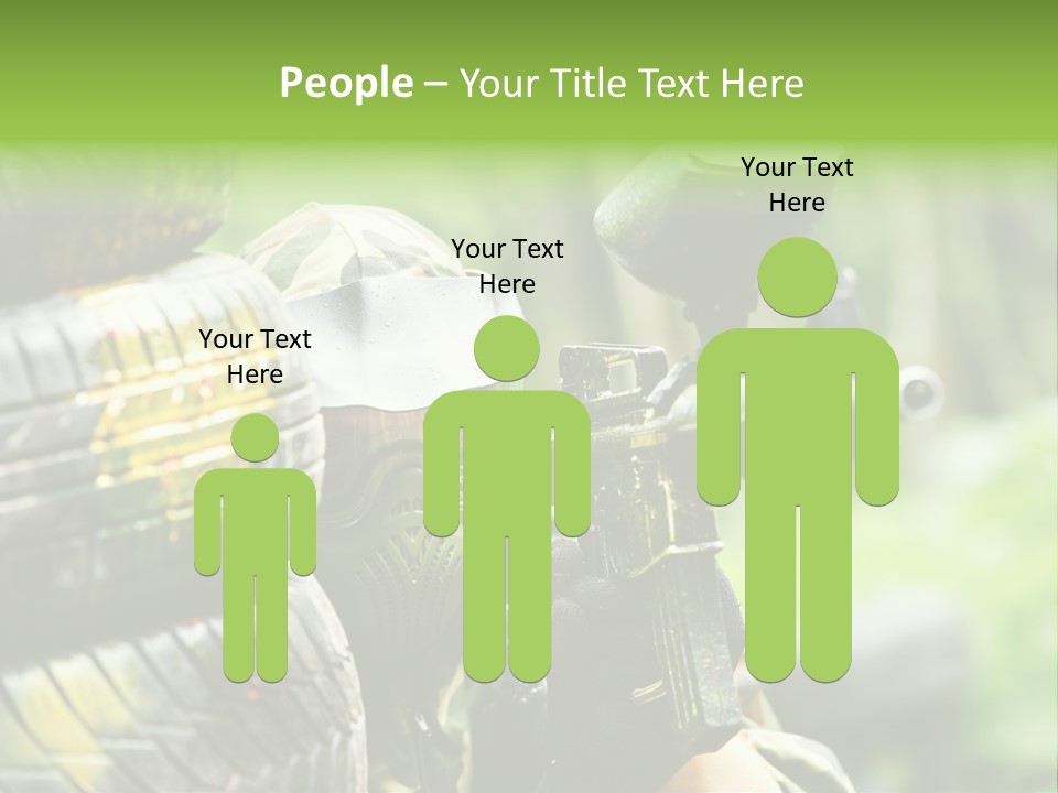 Military Aiming Fight PowerPoint Template