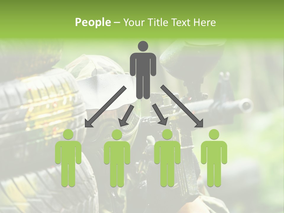 Military Aiming Fight PowerPoint Template