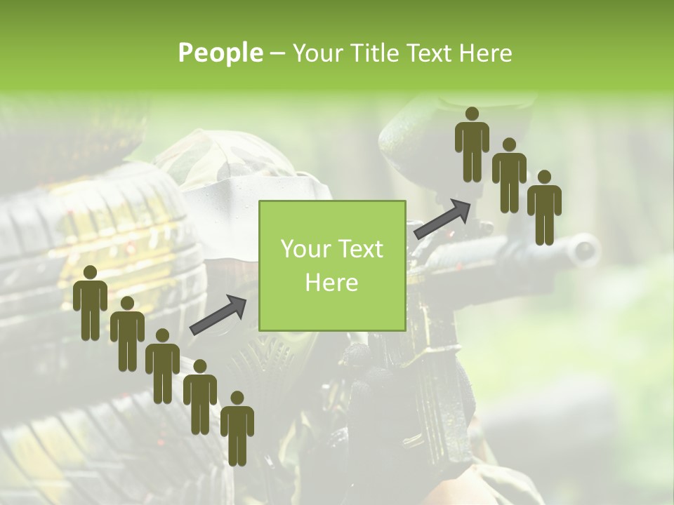 Military Aiming Fight PowerPoint Template