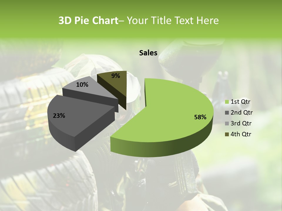 Military Aiming Fight PowerPoint Template