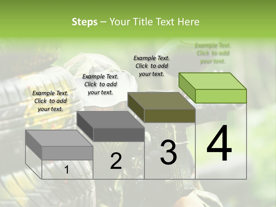 Military Aiming Fight PowerPoint Template