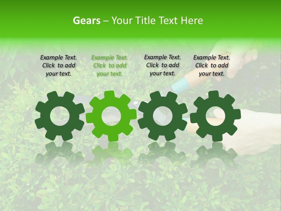Green Power One PowerPoint Template