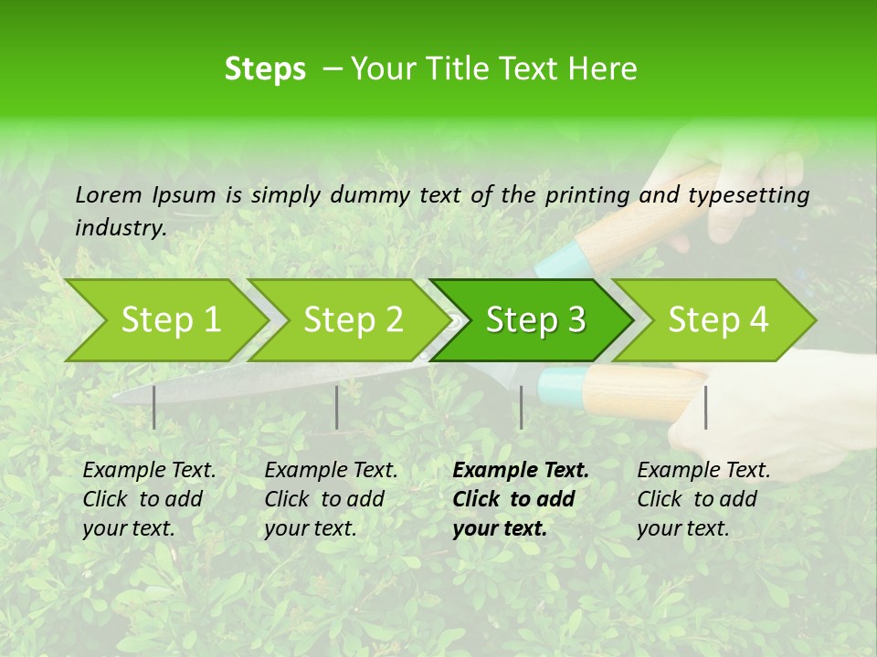 Green Power One PowerPoint Template