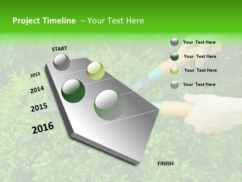 Green Power One PowerPoint Template
