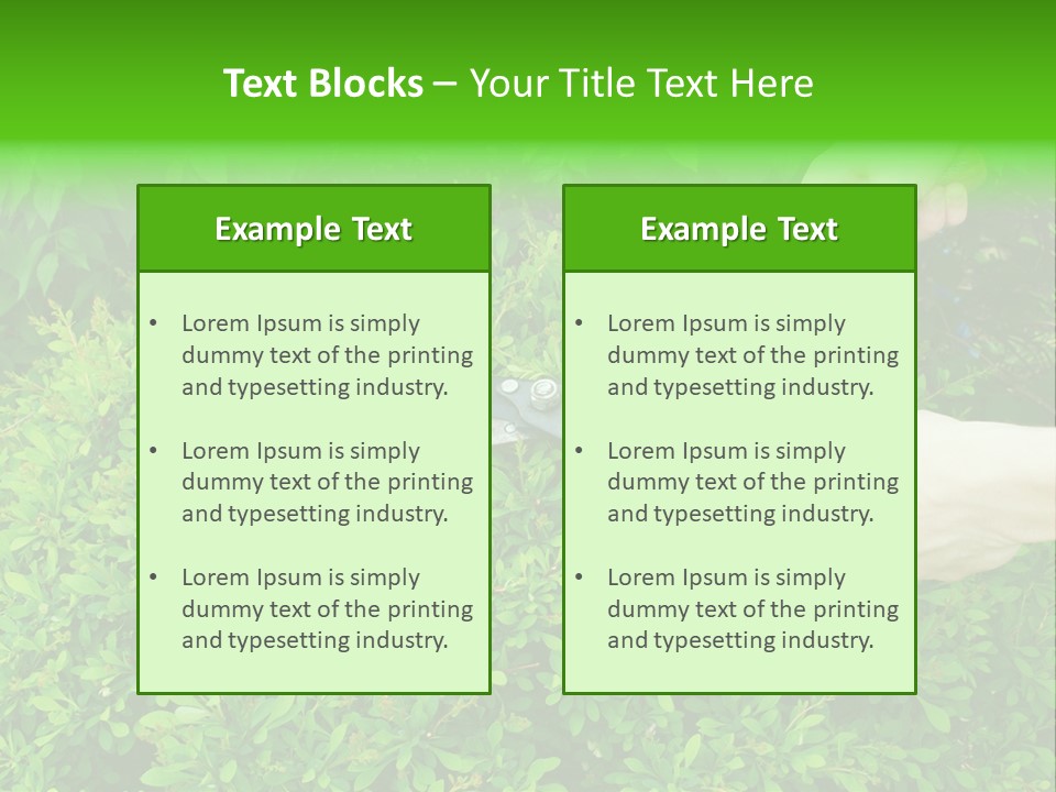 Green Power One PowerPoint Template