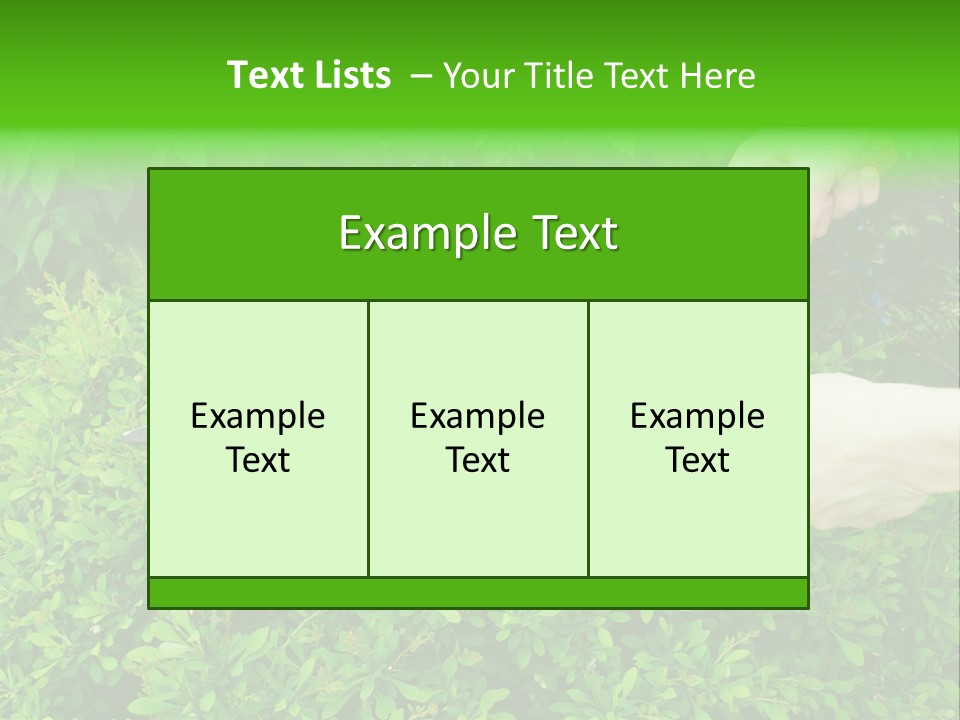 Green Power One PowerPoint Template