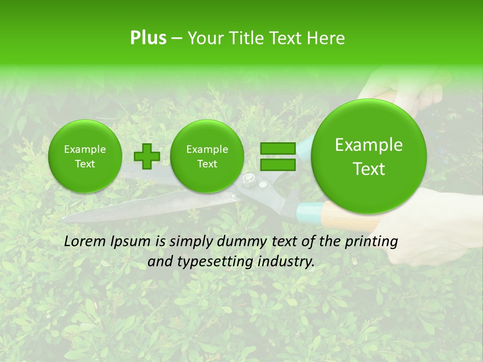 Green Power One PowerPoint Template