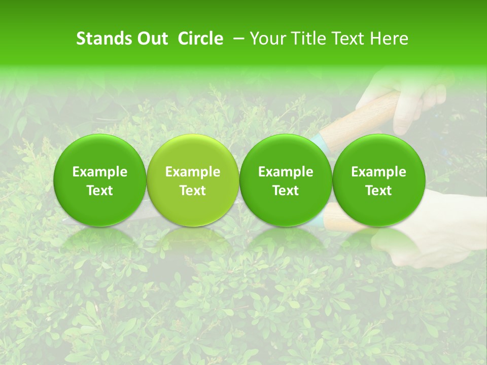 Green Power One PowerPoint Template