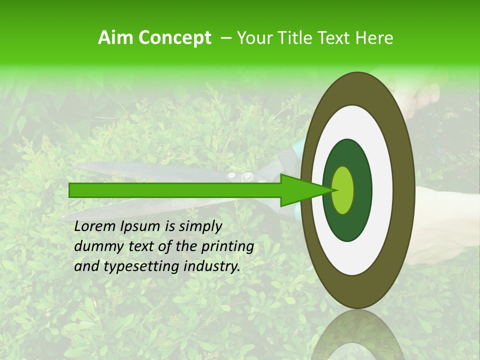Green Power One PowerPoint Template
