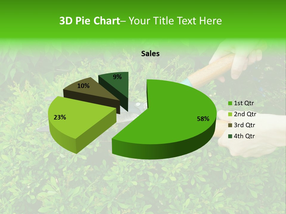 Green Power One PowerPoint Template
